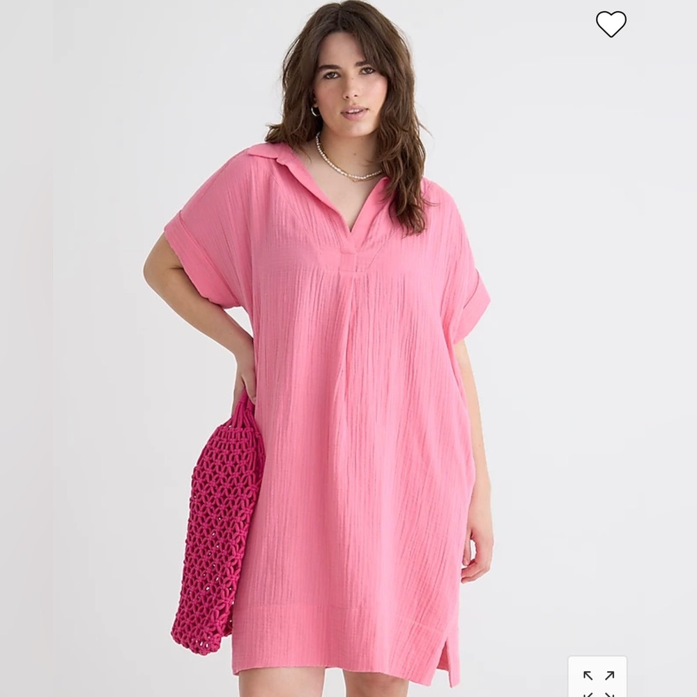 J Crew V Neck Shirt Dress in Soft Gauze (Brand New w/ tags)